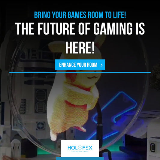 Holographic 3d fan to spice up your games room - Holofex