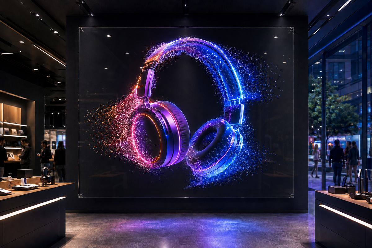 HoloWall retail installation